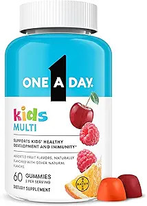 One A Day Kids Multivitamin Gummies, Kids Vitamins with Vitamin C, D, E & Zinc for Immune Support... | Amazon (US)