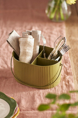 Green Iron Utensil Holder | Anthropologie (US)