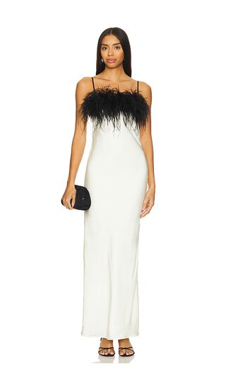 Lady Dress in Ivory & Black | Revolve Clothing (Global)