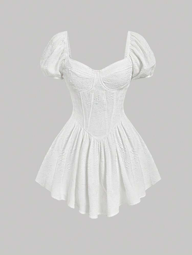 SHEIN MOD Boho Eenkleurig Jurk Geribd Rits
       
              
              $26.97 Inclusief ... | SHEIN