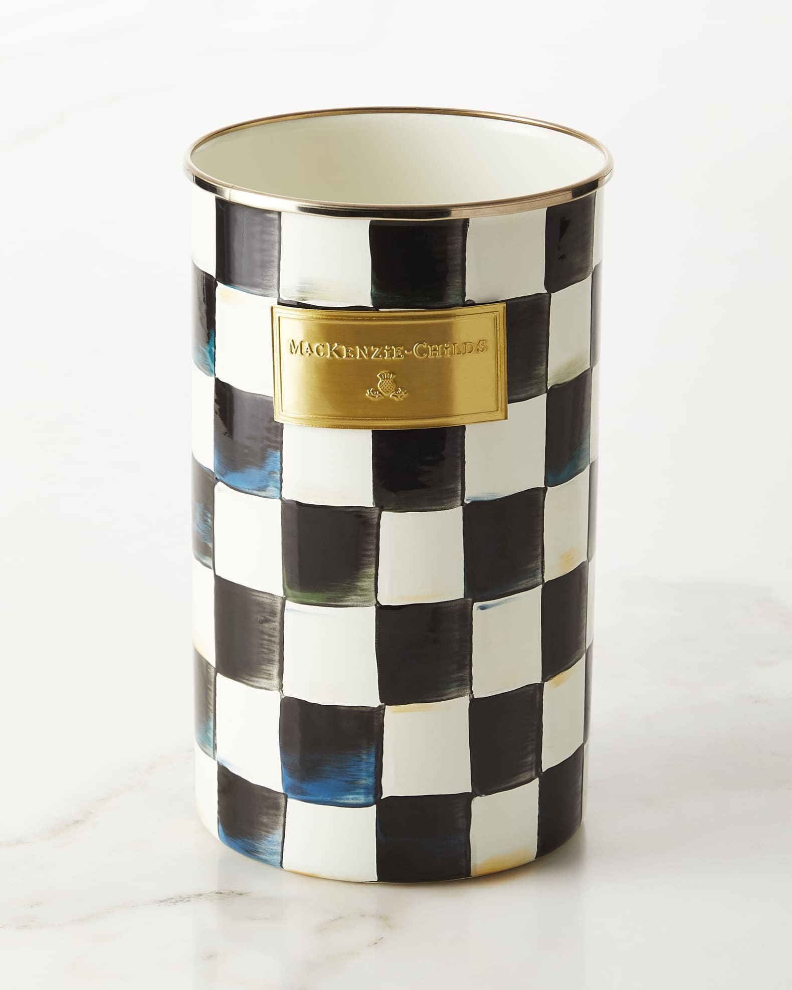 MacKenzie-Childs Courtly Check Utensil Holder | Neiman Marcus
