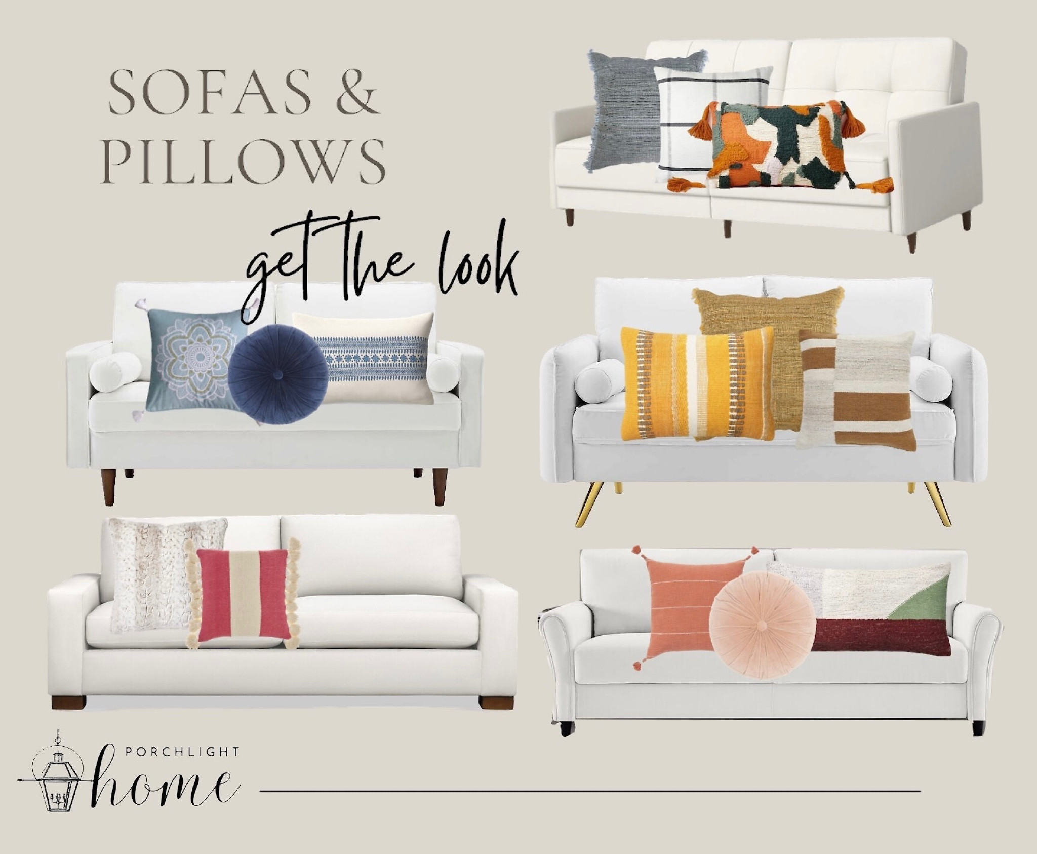 White sofas with colorful pillows!!! Wow, what a great look ❤️
Sofa, white sofa, leather sofa, upholstered sofa, pillows, decorative pillows, pillow combination, modern look, mid-modern sofa, colorful pillows 

#LTKstyletip #LTKFind #LTKhome