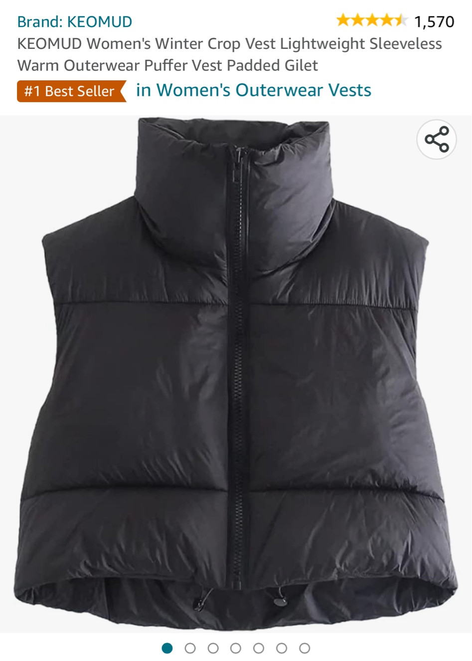 THE cropped puffer vest of the season! Sooo many colors and affordable!

#puffervest
#cropped
#trending
#neutrals

#LTKSeasonal #LTKstyletip #LTKunder50