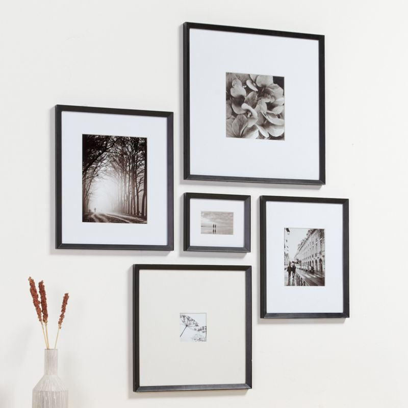 Icon Black Wall Frames | Crate & Barrel | Crate & Barrel