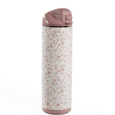 HydroJug Ease2o Insulated Stainless Steel Water Bottle with Straw & Chug Lid, Leak-Resistant, Cup Holder Friendly – 24oz, Magnolia | Target
