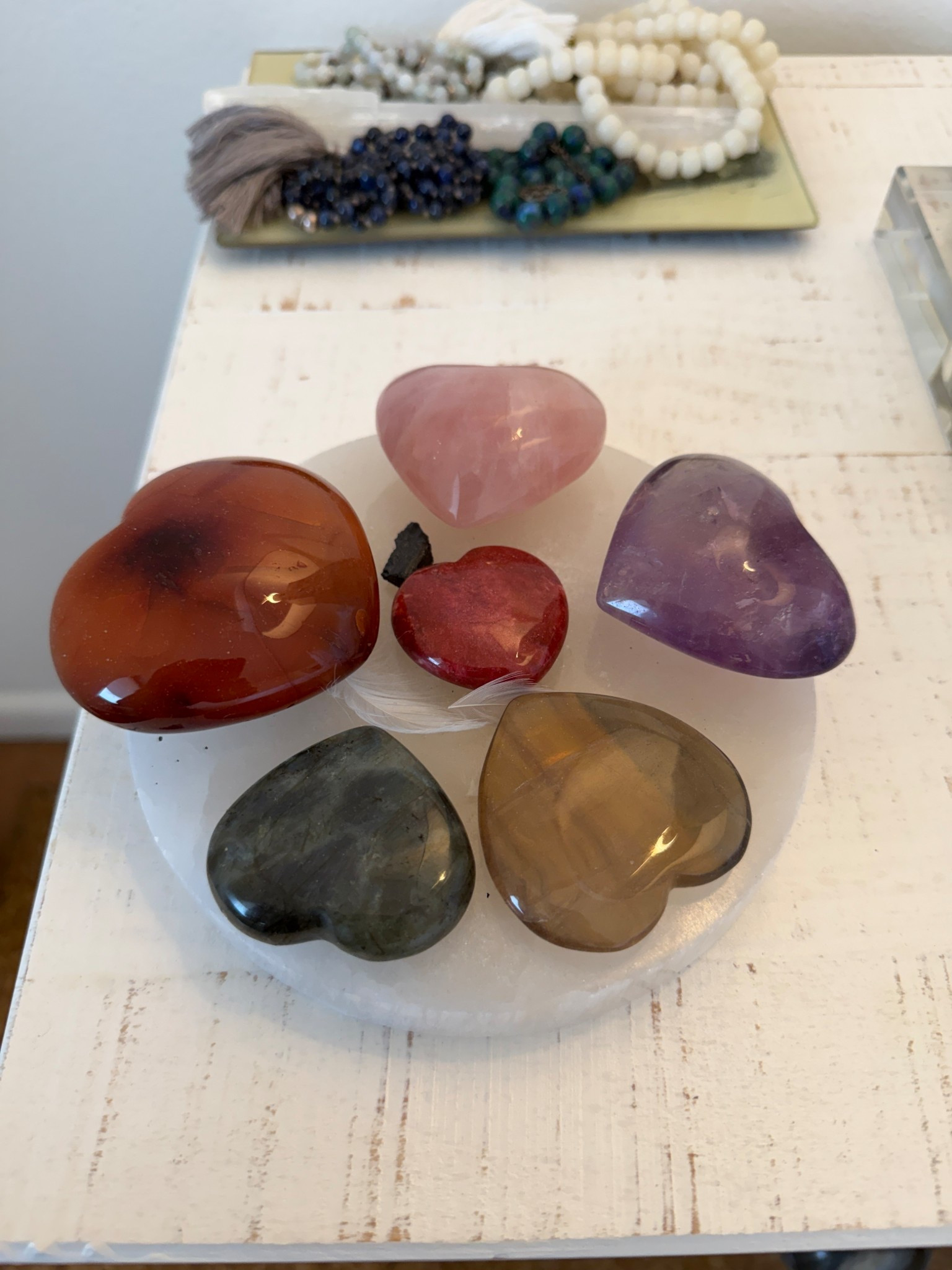 I love bringing a little Valentine’s energy into my space! These heart-shaped crystals  lift my mood. ❤️🤍

#LTKHome #LTKdayinmylife #LTKValentine