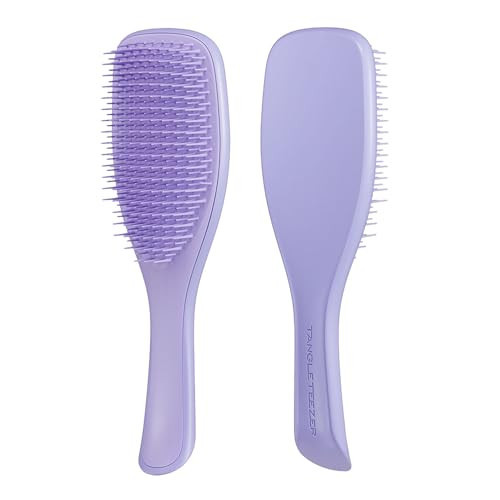 Tangle Teezer Ultimate Detangler Naturally Curly Hair Brush, Dry & Wet Hairbrush, Reduces Frizz & Breakage, for 3C to 4C Curly Hair Types, Purple Passion | Amazon (US)