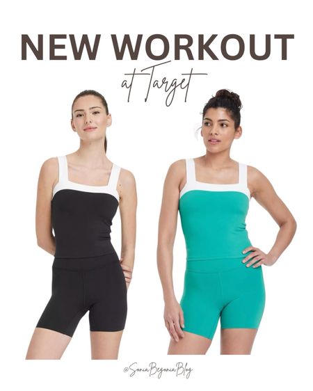 New workout set at target are so cute. They come turquoise and black.  

#LTKFitness #LTKFindsUnder50 #LTKStyleTip