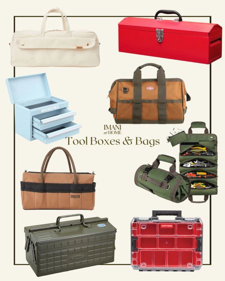 Cute tool bags & boxes to store all your DIY supplies! 

#LTKhome #LTKfindsunder50