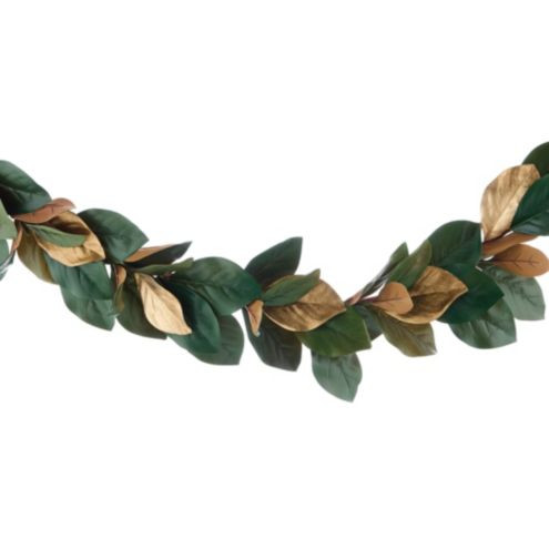 Gold Magnolia Leaf Garland | Ballard Designs, Inc.