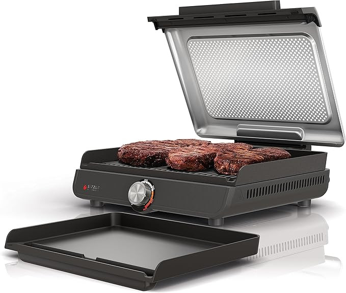 Ninja Griddle and Indoor Grill, 14’’, Electric Grill, For Steak, Burgers, Salmon, Veggies, an... | Amazon (US)
