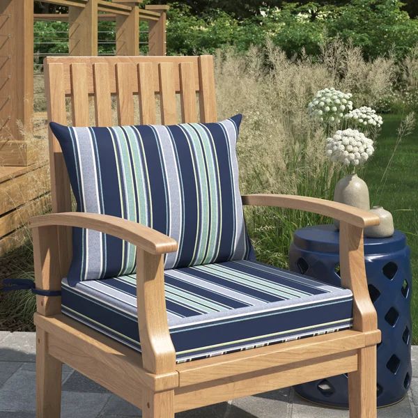 Sand & Stable™ 1 - Piece Outdoor Seat/Back Cushion 21'' W x 21'' D | Wayfair North America