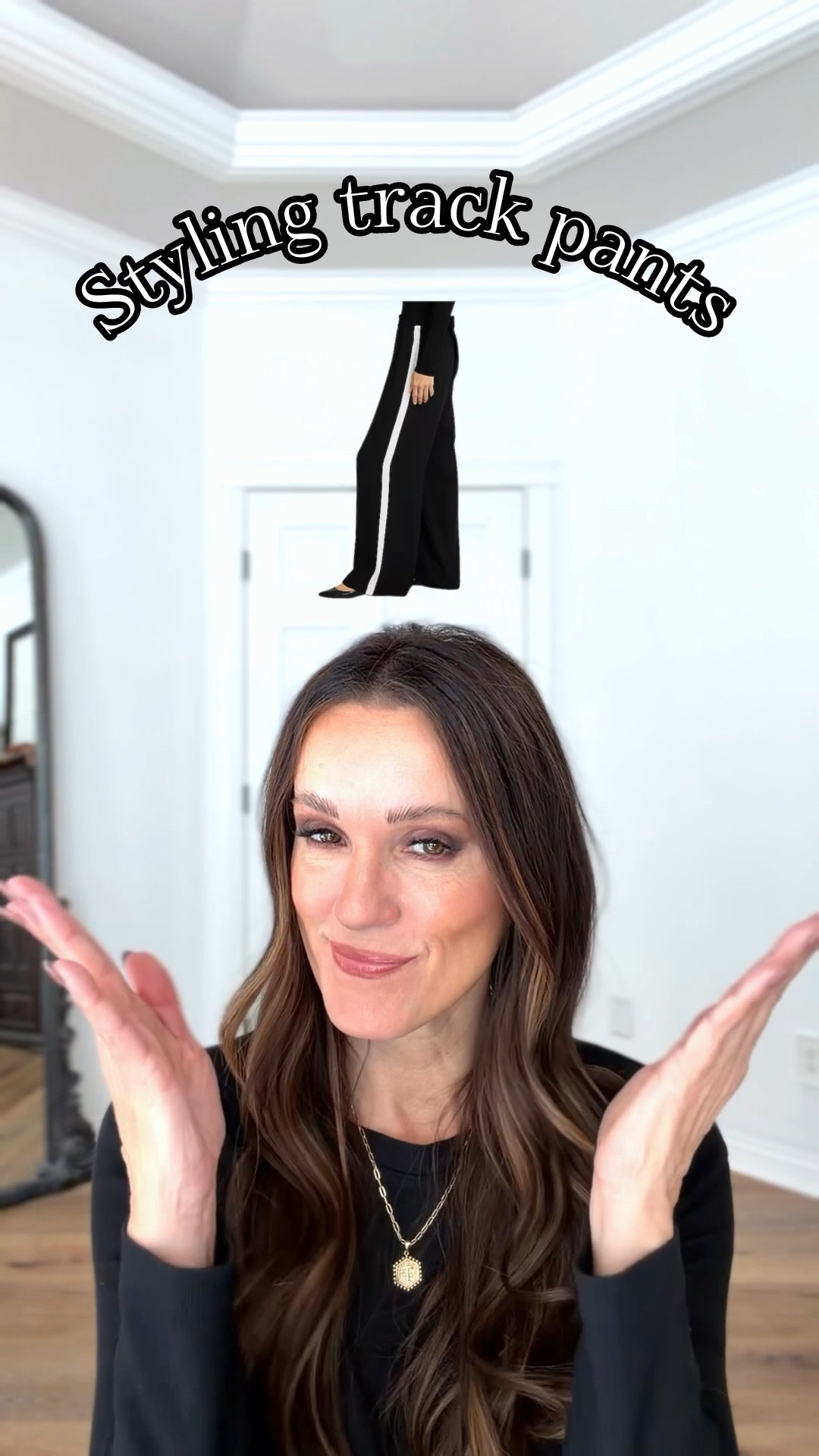 Track pants are having a moment, & I’m here for it. There are so many ways to style these pants! Easily worn ultra-casual or elevated to comfy chic. This is a trend you ought to jump on! Comment OUTFIT, & I’ll send the details to shop straight to your inbox.
•
💫 Sizing (I’m a little over 5’6”, small top, 6 pants):
-Track pants-Express, Express, wearing medium
-Gray cashmere sweater-Macy’s, in medium
-Denim shirt-Aritzia, in small
-Black quarter-zip-Amazon, in medium
-Blazer-TFS | The Label, in medium. On sale!

casual outfit | business casual | elevated casual | travel outfit 



#LTKWorkwear #LTKootd #LTKOver40