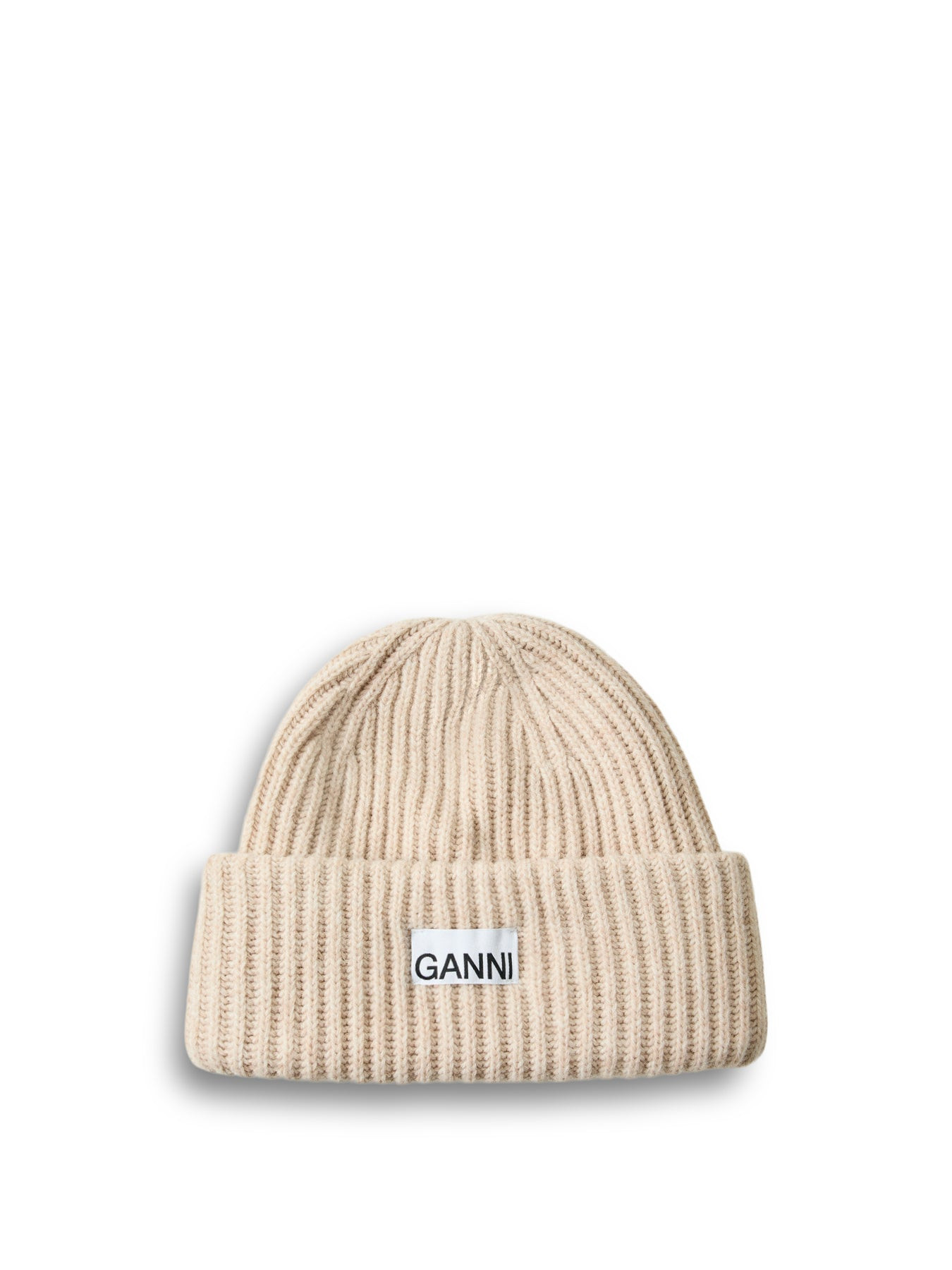Structured Rib Beanie Sand | Fenwick UK