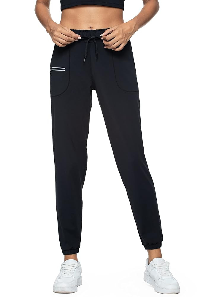 Haowind Joggers for Women with Pockets Elastic Waist Workout Sport Gym Pants Comfy Lounge Yoga Ru... | Amazon (US)