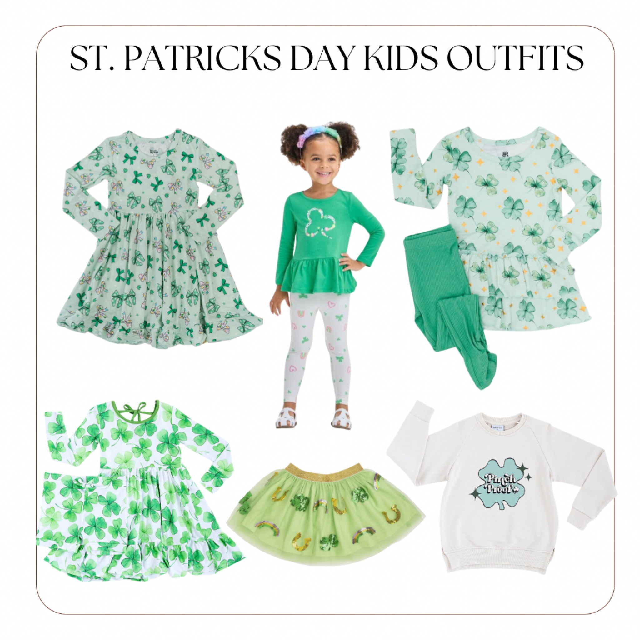 St. Patrick’s Day kids outfit options! 

#LTKKids #LTKFamily #LTKBaby