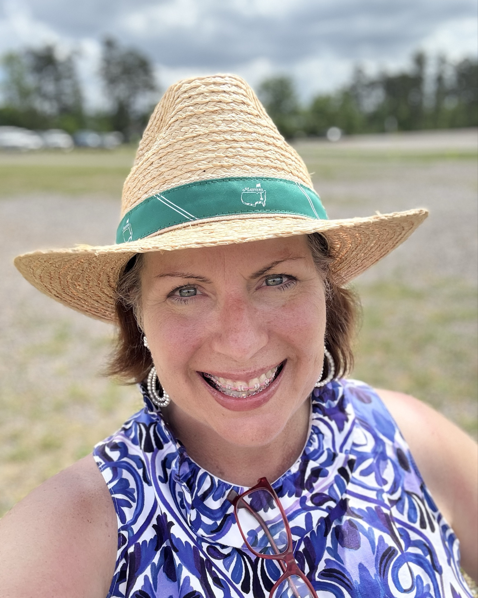 I’ve had this dress for a while and it finally fits!!!! Had another beautiful day at the Masters at Drive, Chip, and Putt! ⛳️ We got up at 415 to snag a gnome!!! They only put so many out everyday at and they sell out fast! 

I loved seeing the pros practicing and signing kid’s flags and hats! It was also a smaller crowd.  #ltktravel #ltkplussize

#LTKSeasonal #LTKOver40 #LTKFamily
