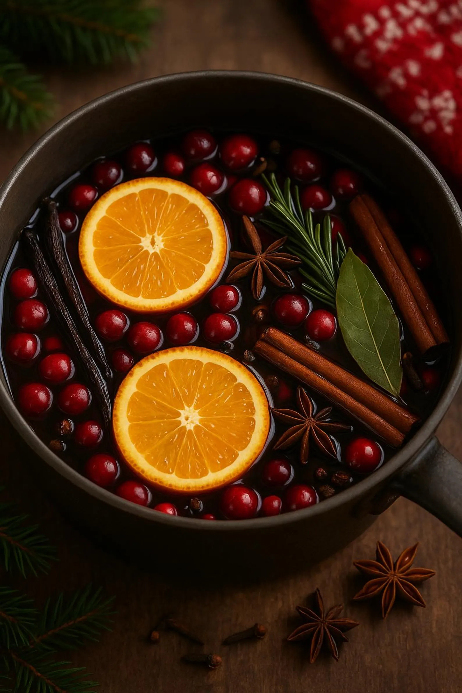 Potpourri Christmas Morning Simmer: Oranges, Cranberries, Cinnamon, Star Anise, Cloves & Rosemary... | Etsy (US)