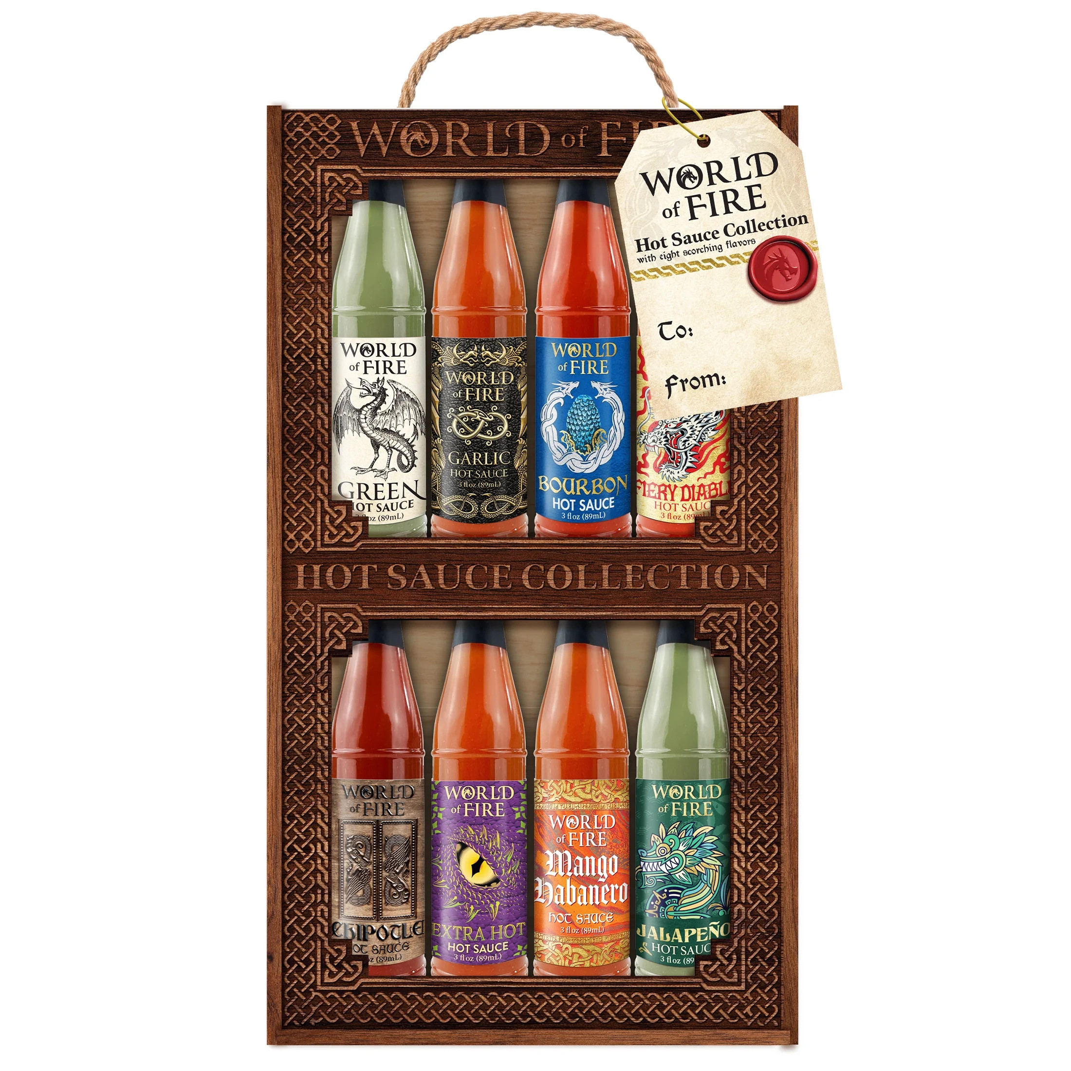World of Heat Hot Sauce Crate Gift Sets | Walmart (US)