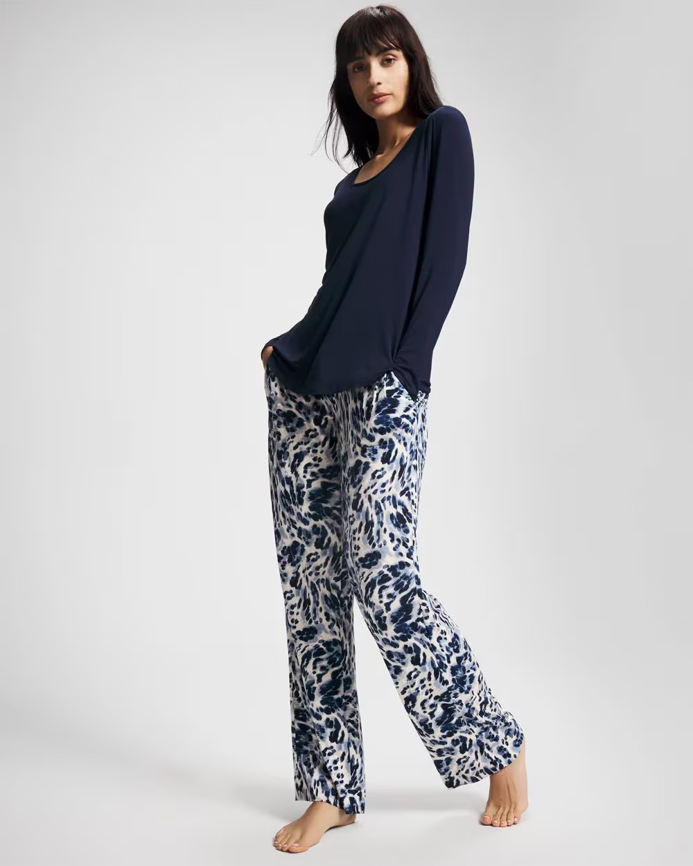 Packaged Long-Sleeve Pant Pajama Set | Soma | SOMA