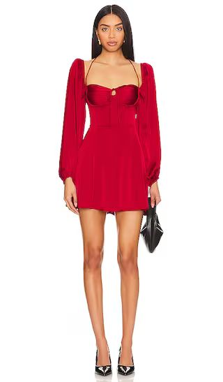 Vivian Dress in Deep Red | Revolve Clothing (Global)