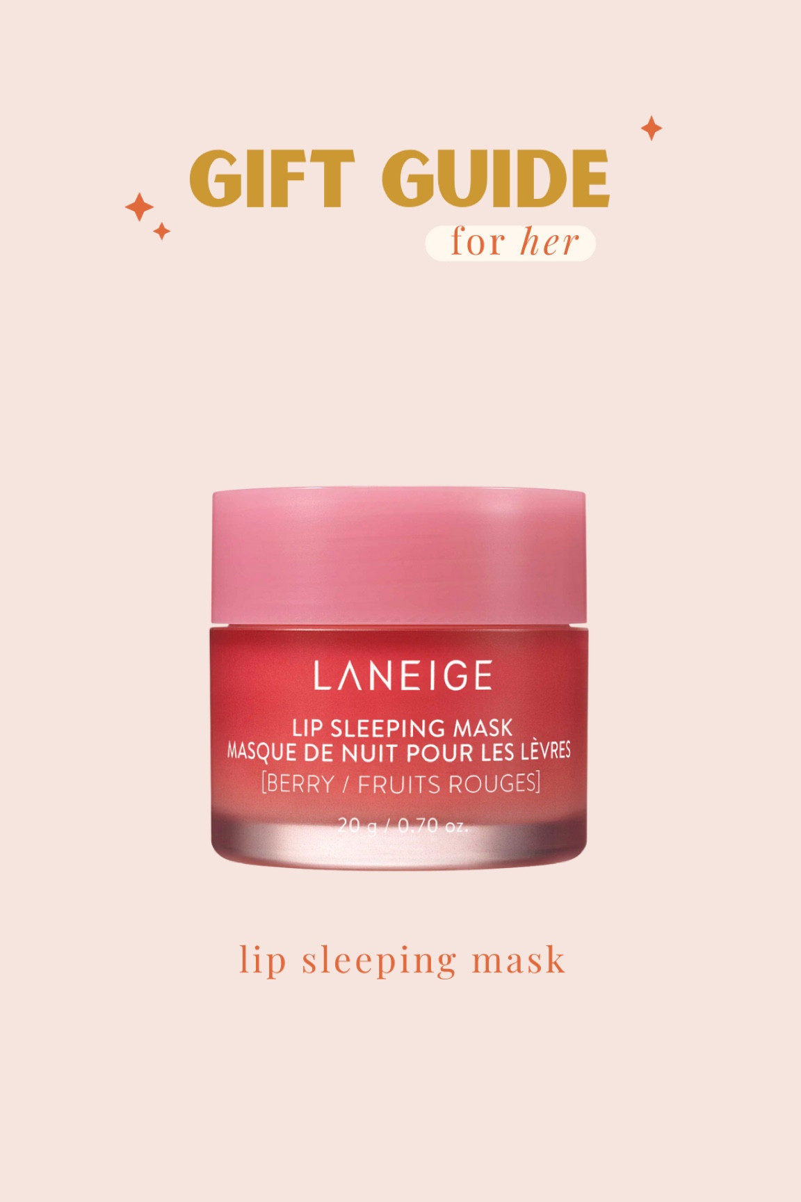 Gift idea 🌸 lip sleeping mask!

#LTKbeauty #LTKHoliday #LTKGiftGuide