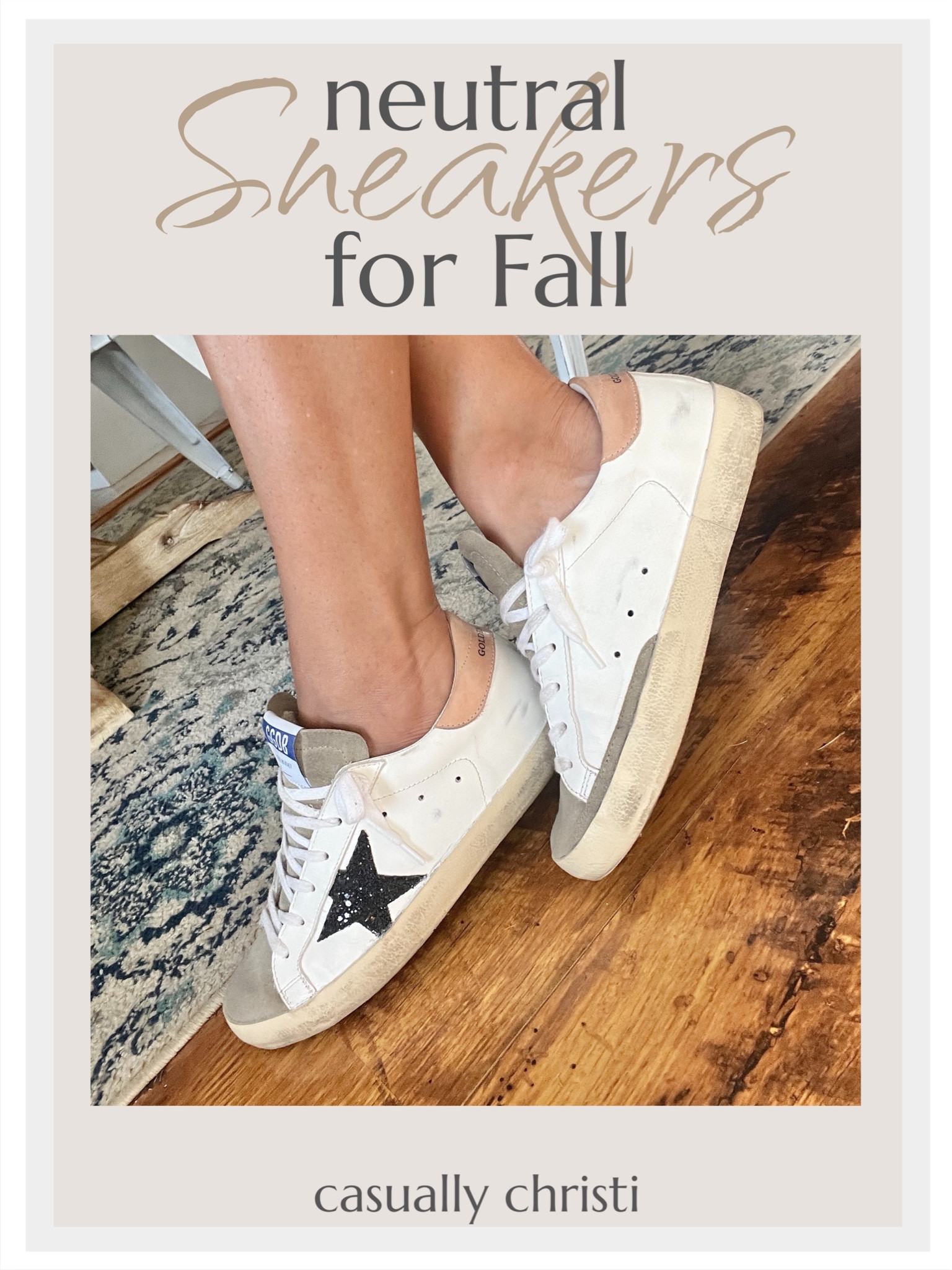 These sneakers were a splurge but they match everything and can be dressed up or down!! I’ve worn them with shorts, leggings, jeans, joggers and dresses. 

Golden goose
Star sneakers
Tennis shoes, gym shoes 
Fall outfit
Nashville outfit
Teacher outfit

#LTKstyletip #LTKshoecrush #LTKFind