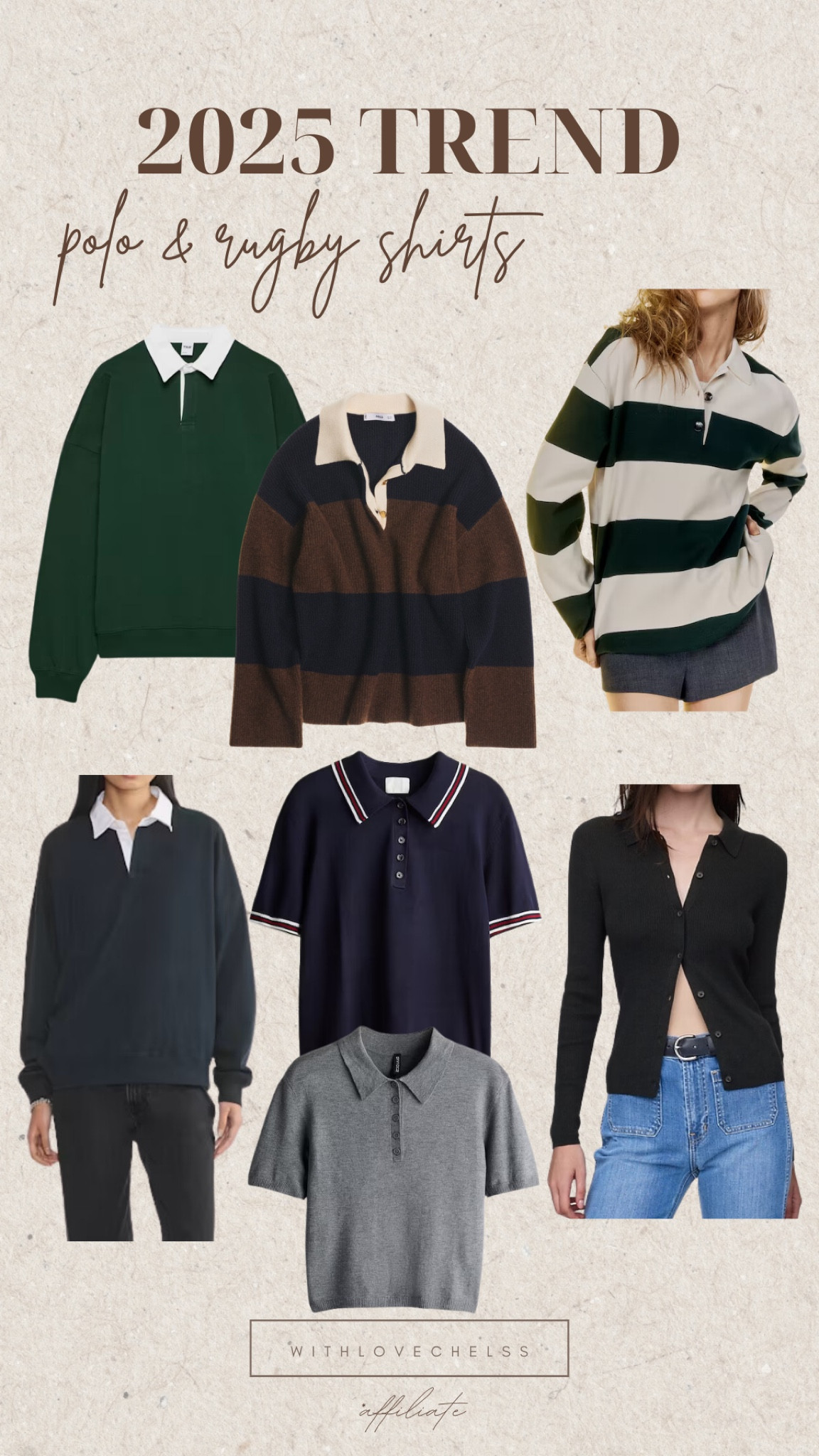 2025 trend! 
Polo & rugby shirts!  

#2025trends
#LTKwinter #LTKbeauty #LTKcanada
