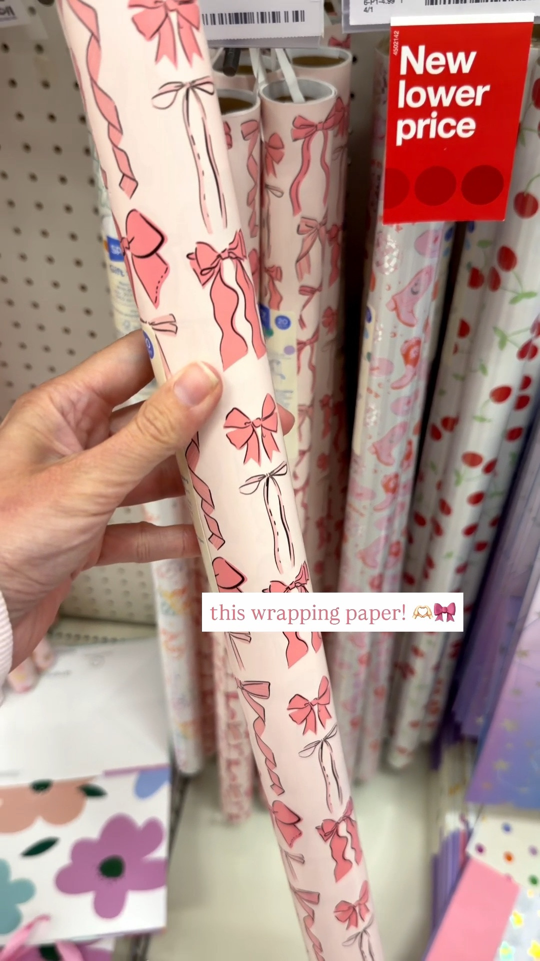 This wrapping paper 🎀 #targetfinds 