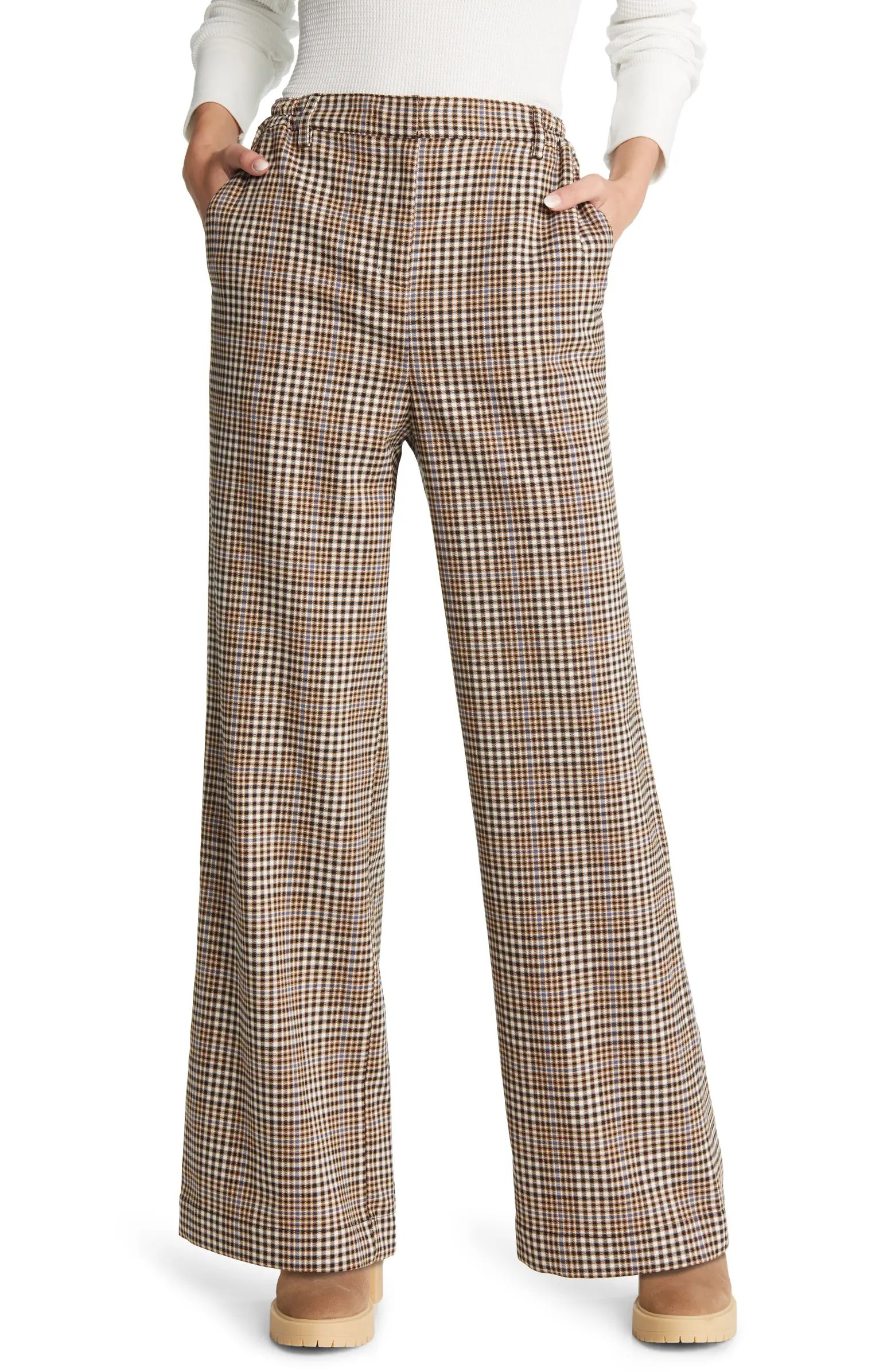 Drapey Plaid PantsTREASURE & BOND | Nordstrom