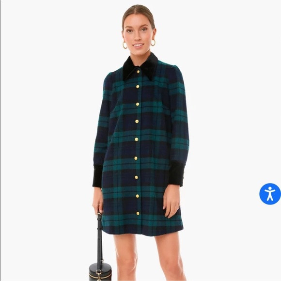 Tuckernuck | Blackwatch Schoolgirl Plaid Twiggy Collared Wool Dress Size XL | Poshmark