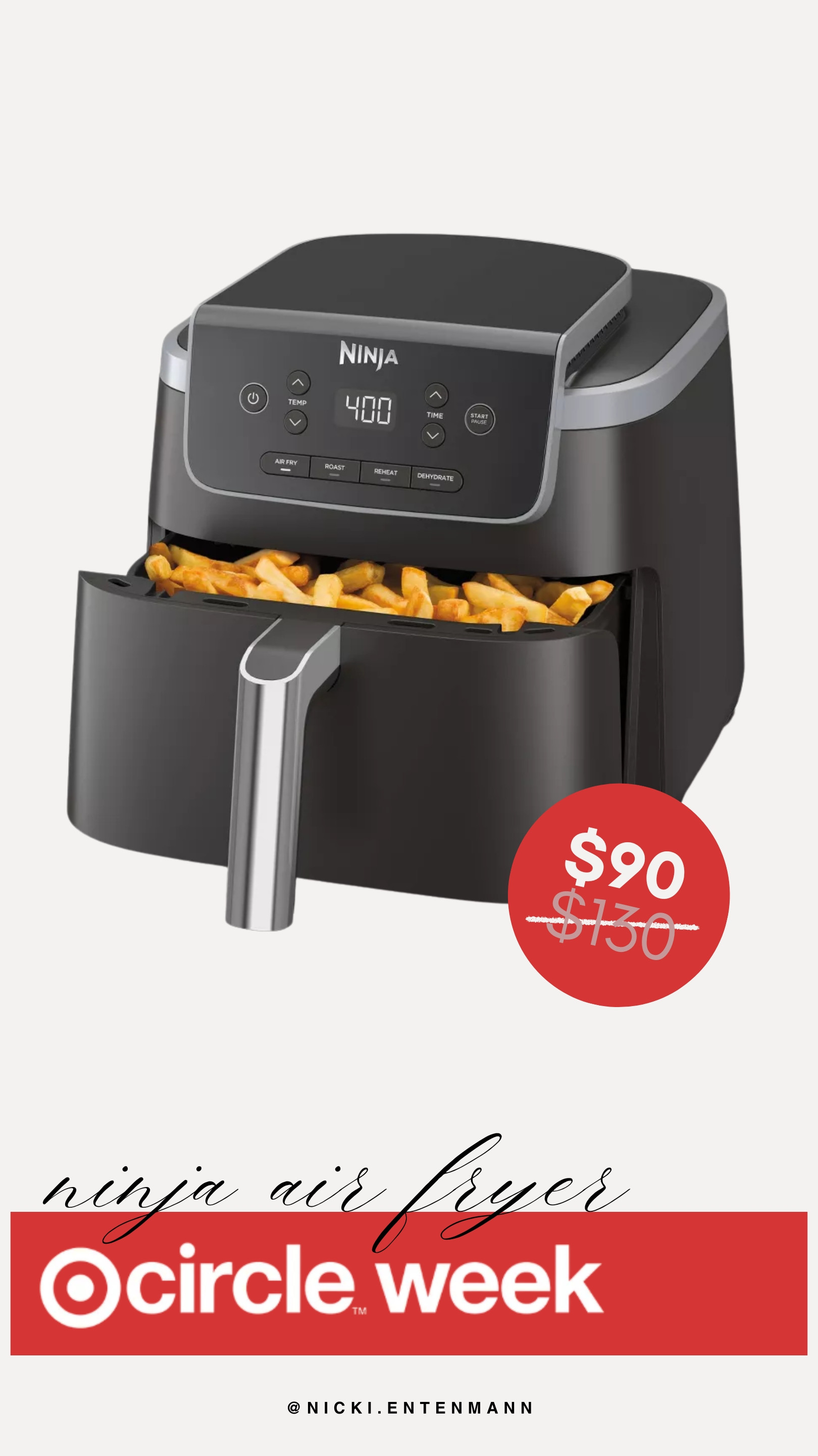 Kitchen wins without the oil drama? The Ninja Air Fryer is part of Target Circle Week and it’s crisping, roasting, and reheating its way into every multitasker’s heart. 🛍️🍟🔥  
Target Circle Week, Ninja air fryer, kitchen must haves, air fryer deal, home cooking essentials, crispy recipes, healthy cooking finds, quick meal prep, appliance sale, LTK home picks
 

 #LTKHome #LTKSaleAlert #LTKFindsUnder100