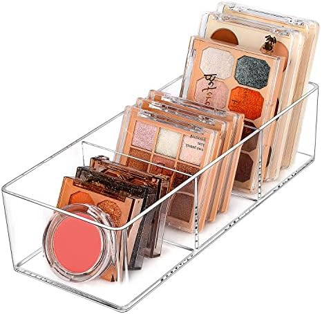 JessLab Acrylic Organizers, Bathroom Organizer for Drawer, Cosmetic Display Cases for Vanity, Cou... | Amazon (US)