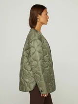 Quilted Jacket - Silvery-Green | Carbon38