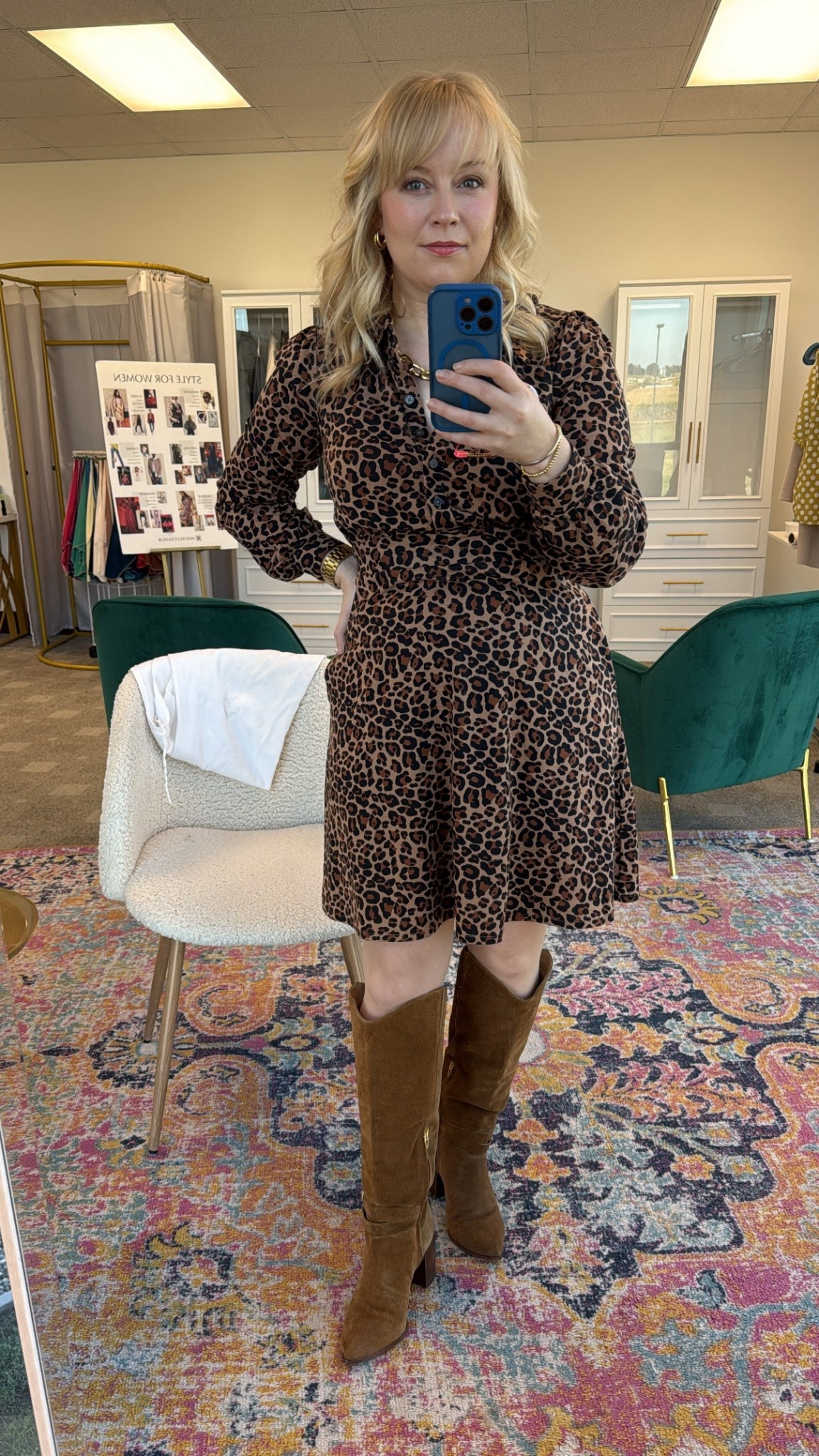 Leopard print is definitely a trend this fall but when you know your House of Colour season and clothing personality, it makes it easier to decide whether or not you want to invest in a leopard print piece. This dress is perfect for #hocspring and #hocautumn 

#LTKPetite #LTKStyleTip #LTKOver40