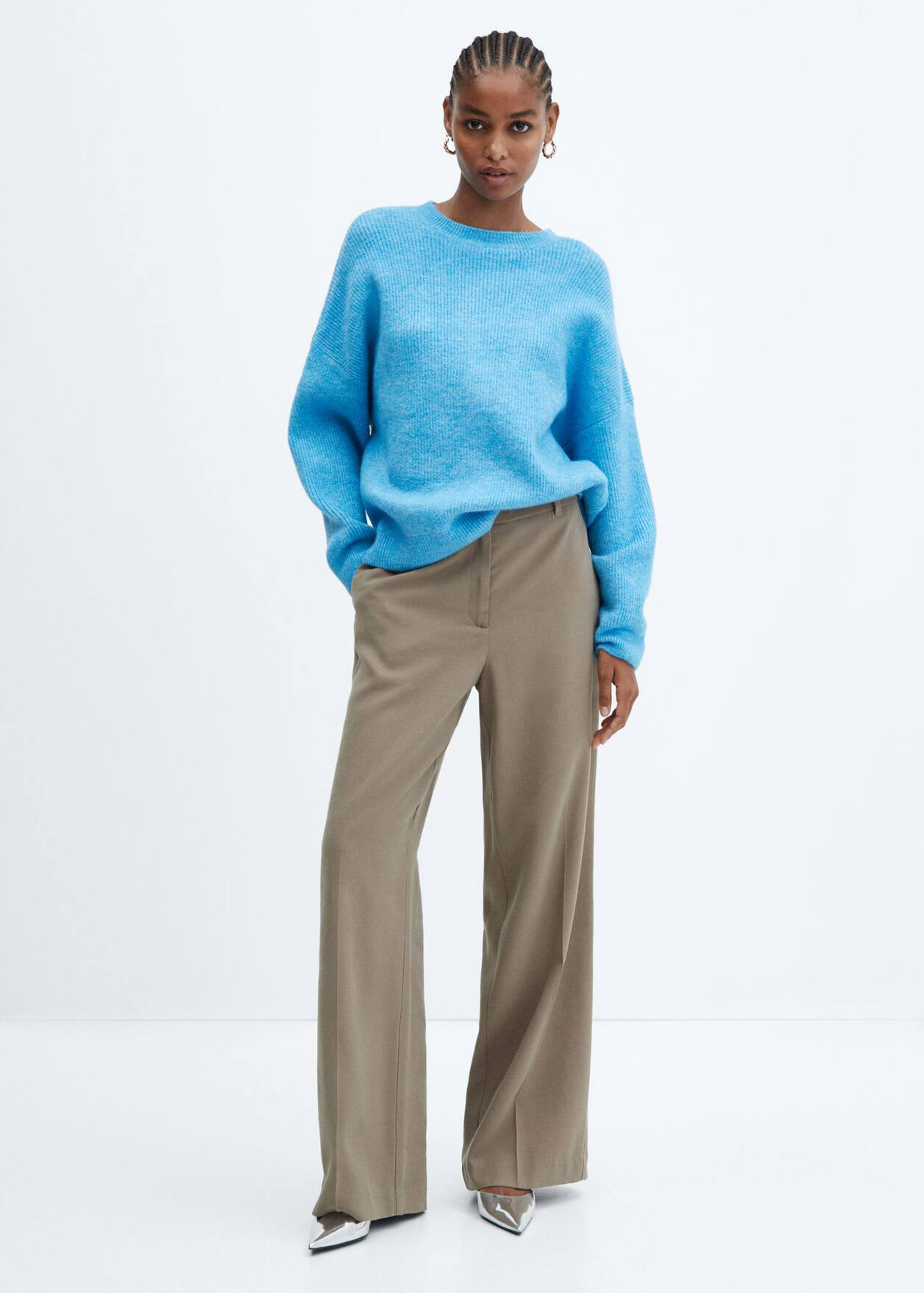 Oversized dropped shoulders jumper -  Women | Mango USA | MANGO (US)