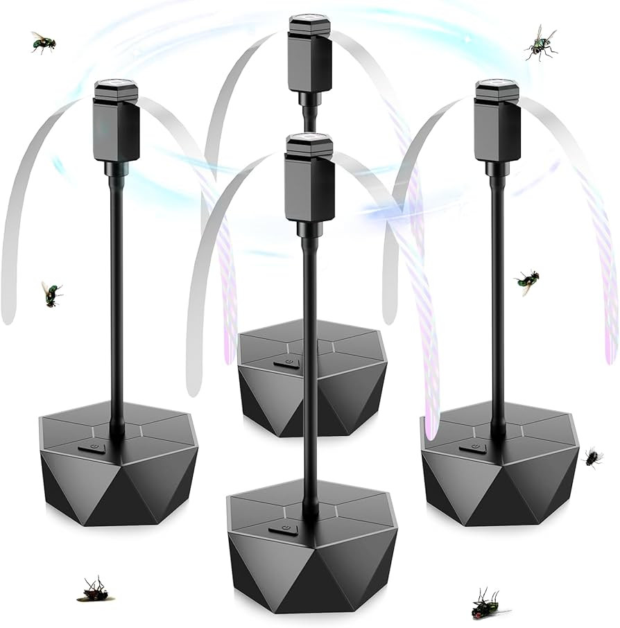 PIMAG Fly Fans for Tables, Fly Repellent Fan Outdoor Indoor Keep Flies Away, Fly Repellent Fans f... | Amazon (US)