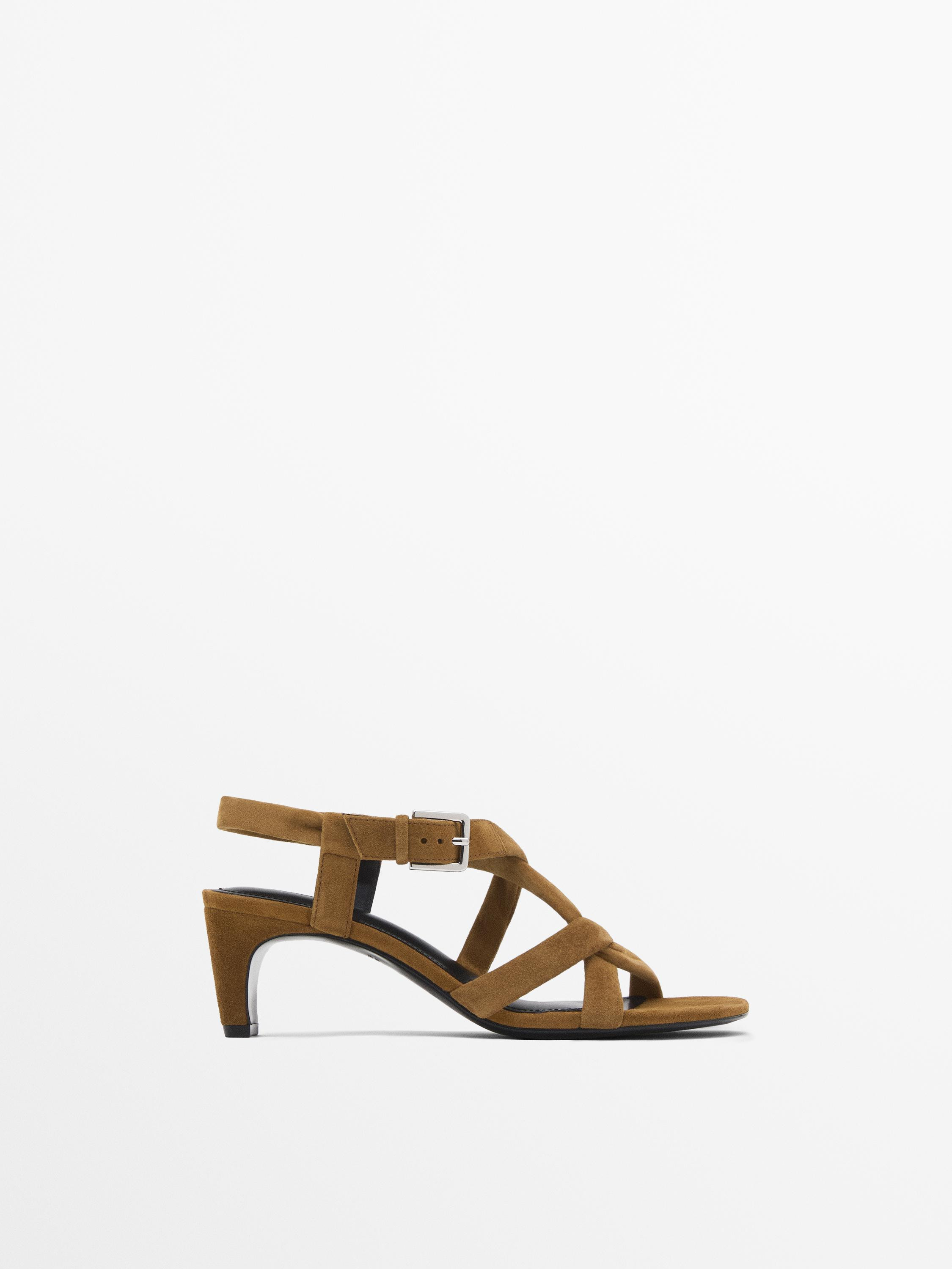 Soft strappy sandals | Massimo Dutti US