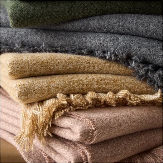 Brushed Woven Throw | West Elm (US)