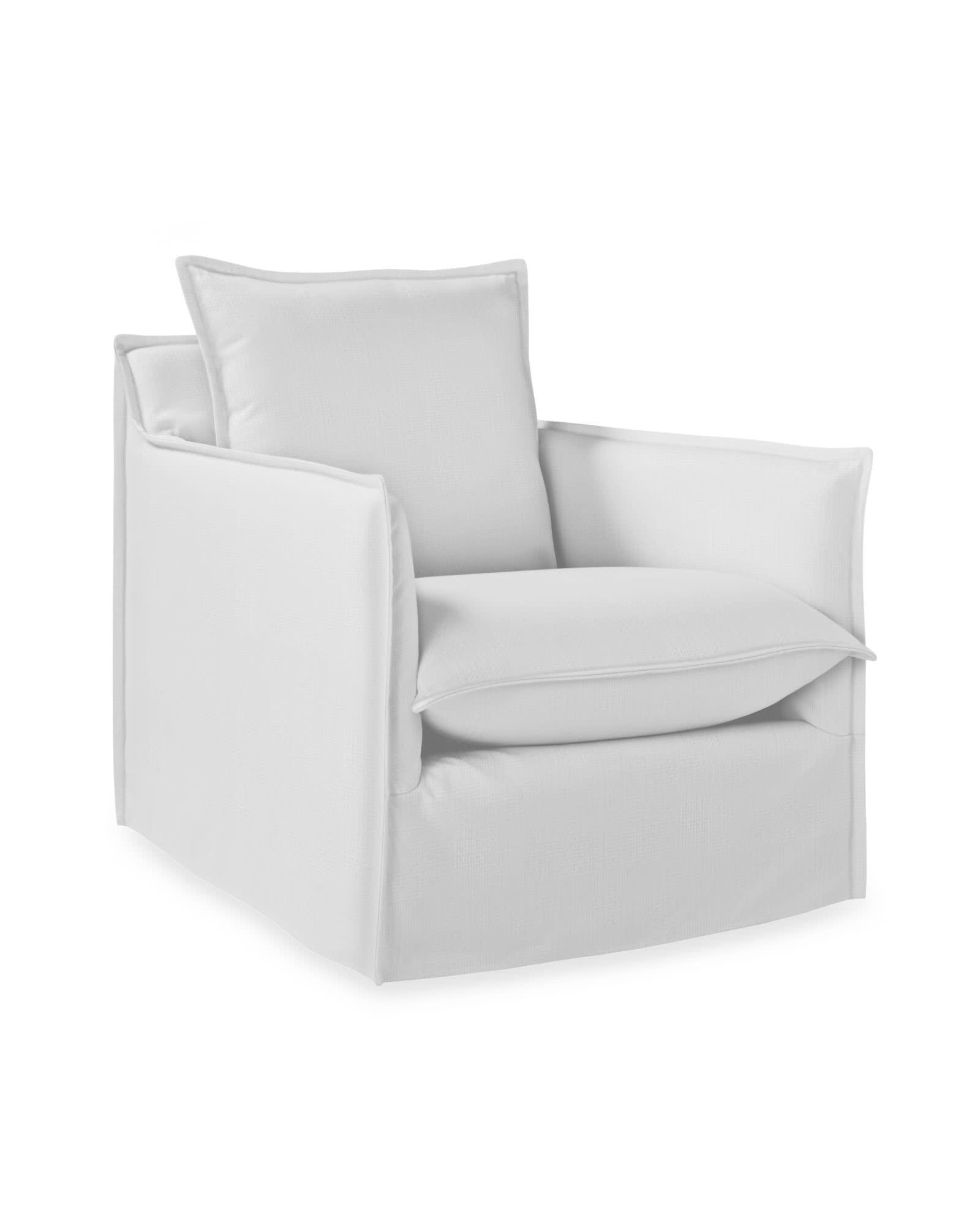 Hayden Swivel Glider - Slipcovered | Serena and Lily