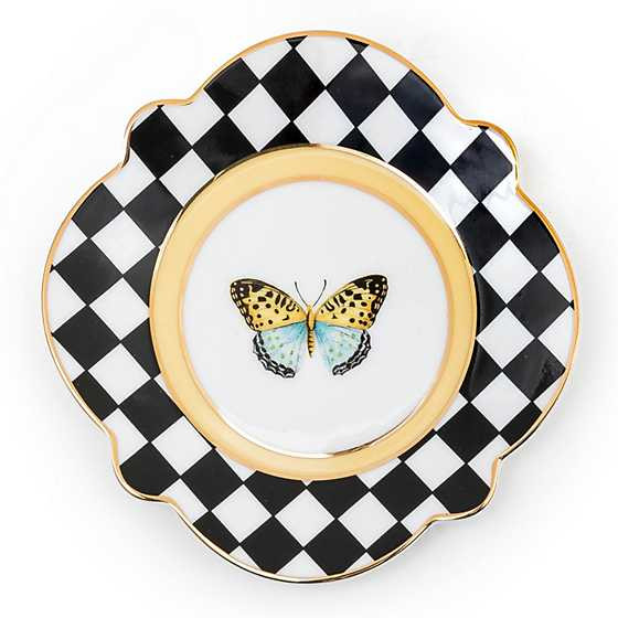 Butterfly Toile Bread and Butter Plate | MacKenzie-Childs