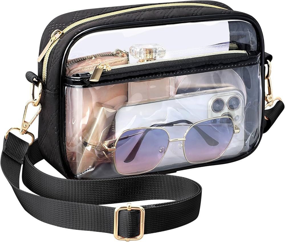 PACKISM Clear Purses for Women Stadium Clear Bag Stadium Approved Crossbody Concerts Bag for Game... | Amazon (US)