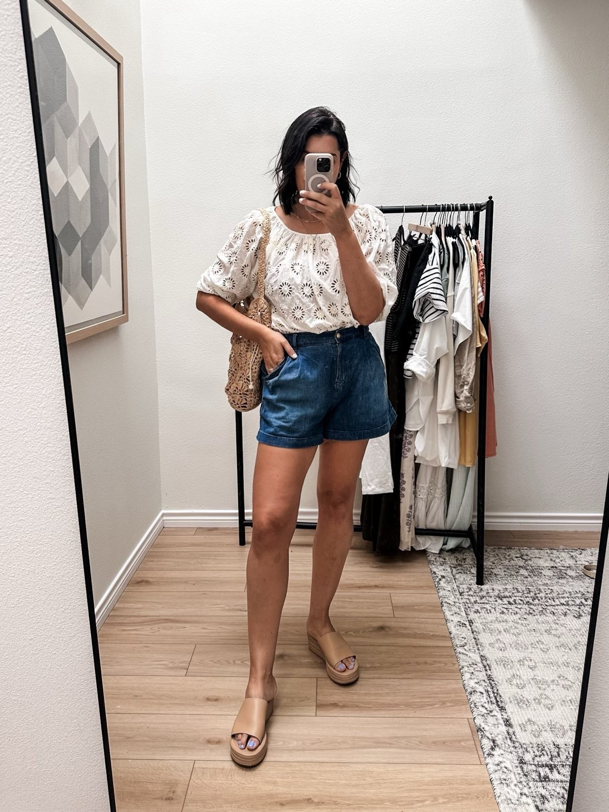 This madewell top finally on sale!! 25% off and we will take it 👏🏻 I’m in the medium, it’s a loose boxy fit. The cut outs are see thru but small enough that I just don’t care anymore 🤣 

Shorts are J.Crew! They’re a generous fit! I’m in the 29.

#LTKMidsize #LTKFindsUnder100 #LTKOver40