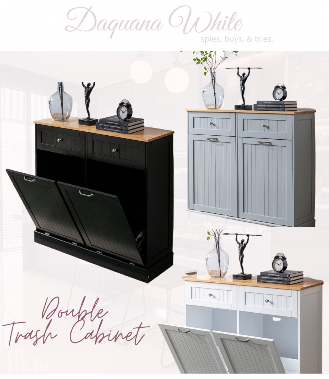 Did I backtrack when I switched from an automatic trash can to a cabinet? Hmmmm… idk but I love it! 

#LTKFind #LTKhome