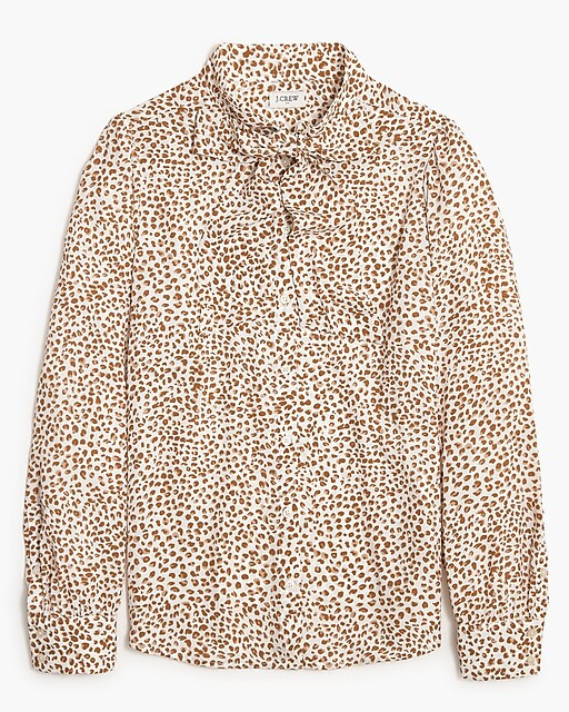 Tie-neck bow blouse | J.Crew Factory