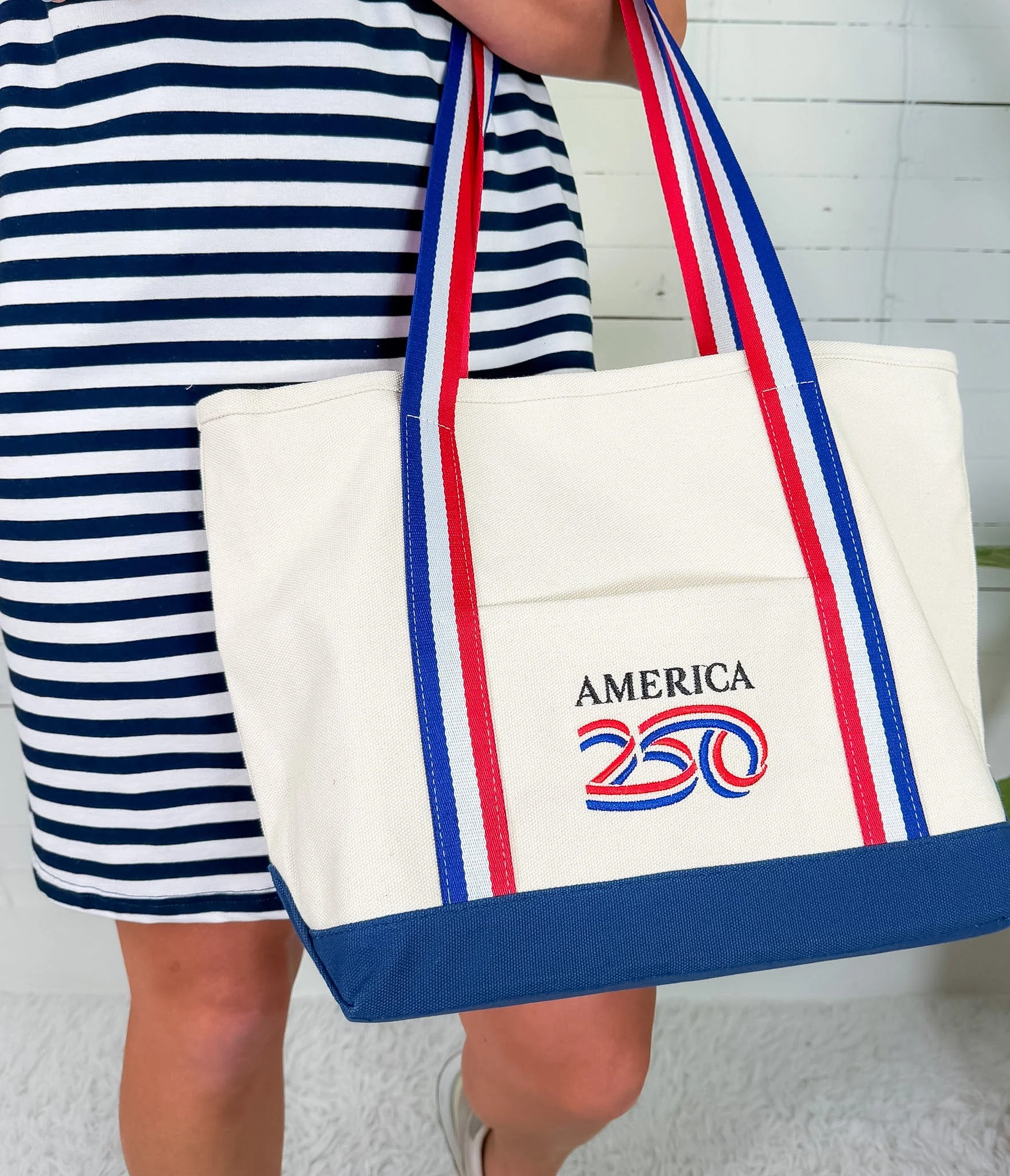 America 250 Premium Canvas Tote Bag | Clover and Bee | Clover + Bee