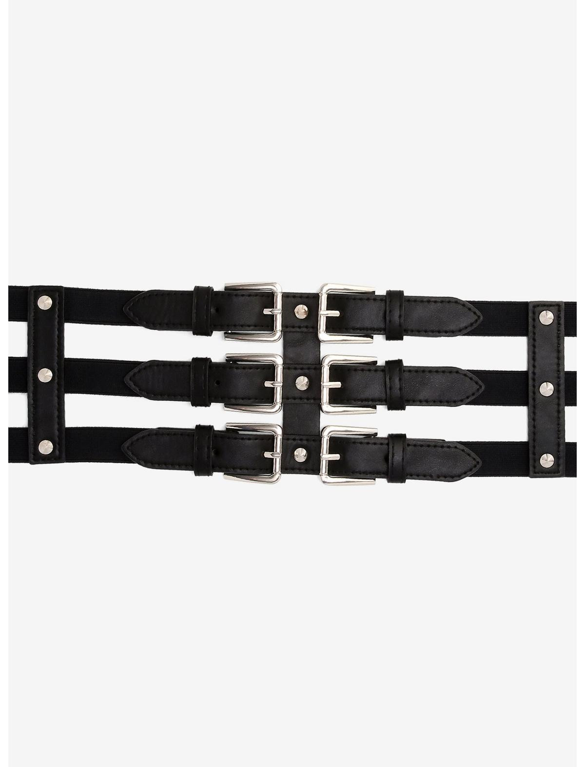 Triple Buckle Corset Belt | Hot Topic | Hot Topic