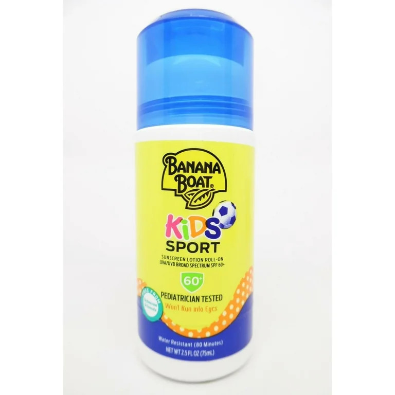 Banana Boat KIDS Sport Sunscreen Lotion Roll-On UVA/UVB SPF 60+ 2.5 fl. oz. | Walmart (US)