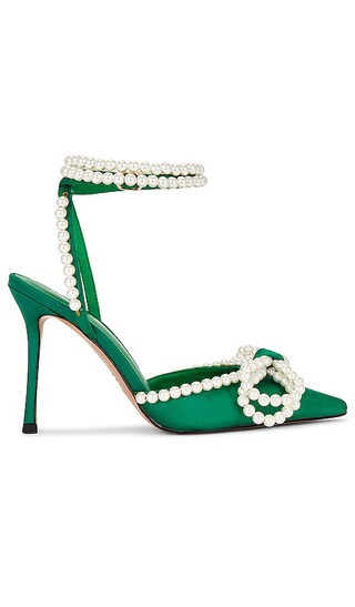 Bowie Heel in Emerald Pearl | Revolve Clothing (Global)