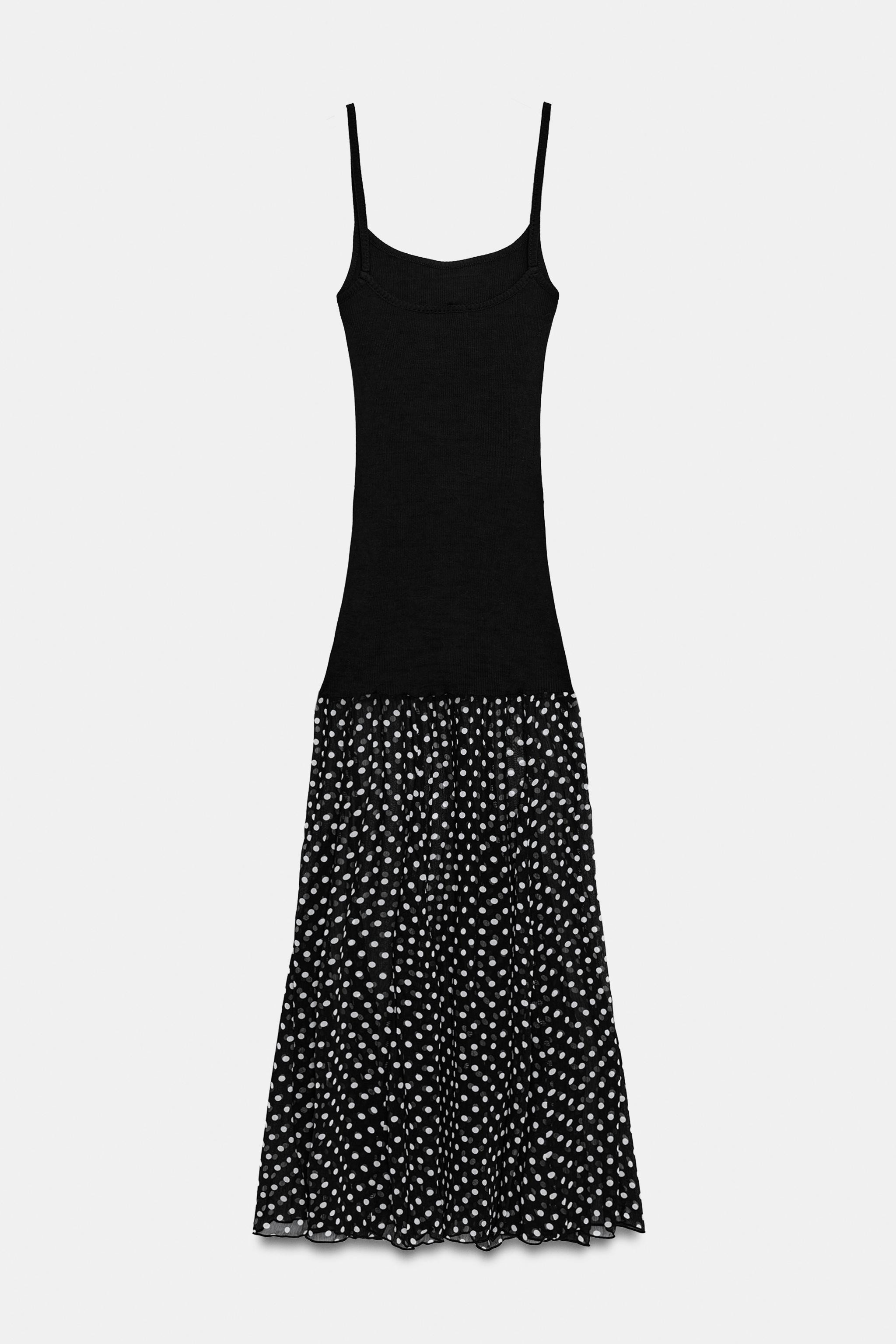 POLKA DOT COMBINATION DRESS | Zara US
